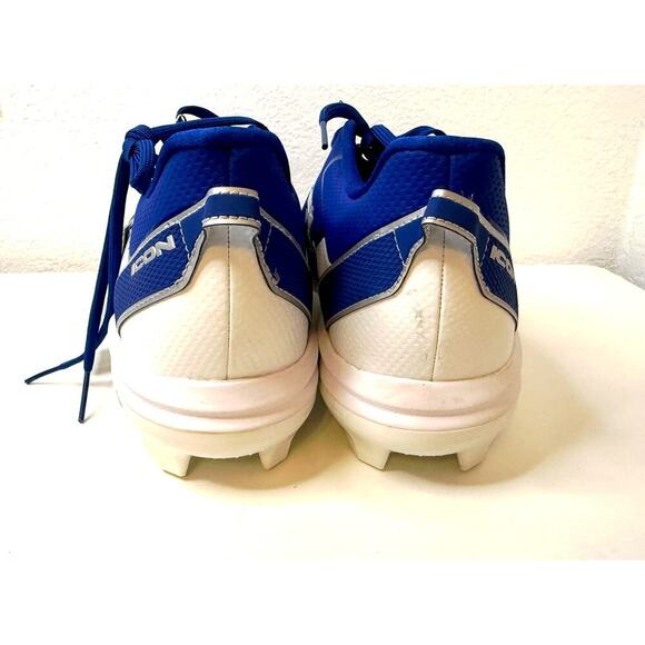 Adidas ICON 7 Baseball Cleats Mens Size 15 Glyde 2 MT TPU Blue White NWT - Picture 7 of 8